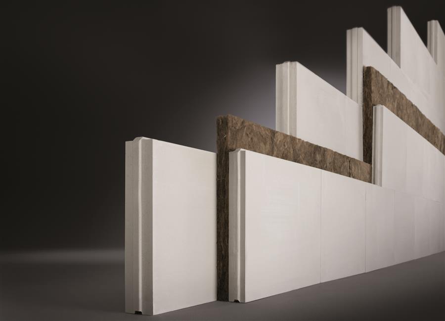 zweischalige trennwand aus massiven gips wandbauplatten